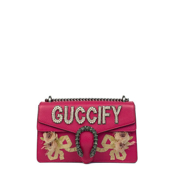 Pink Leather Gucci Dionysus