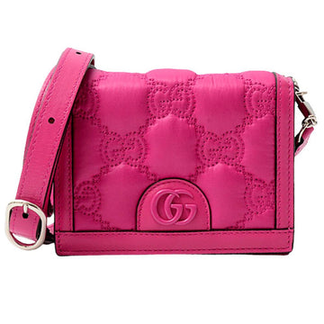 Pink Leather Gucci Shoulder Bag