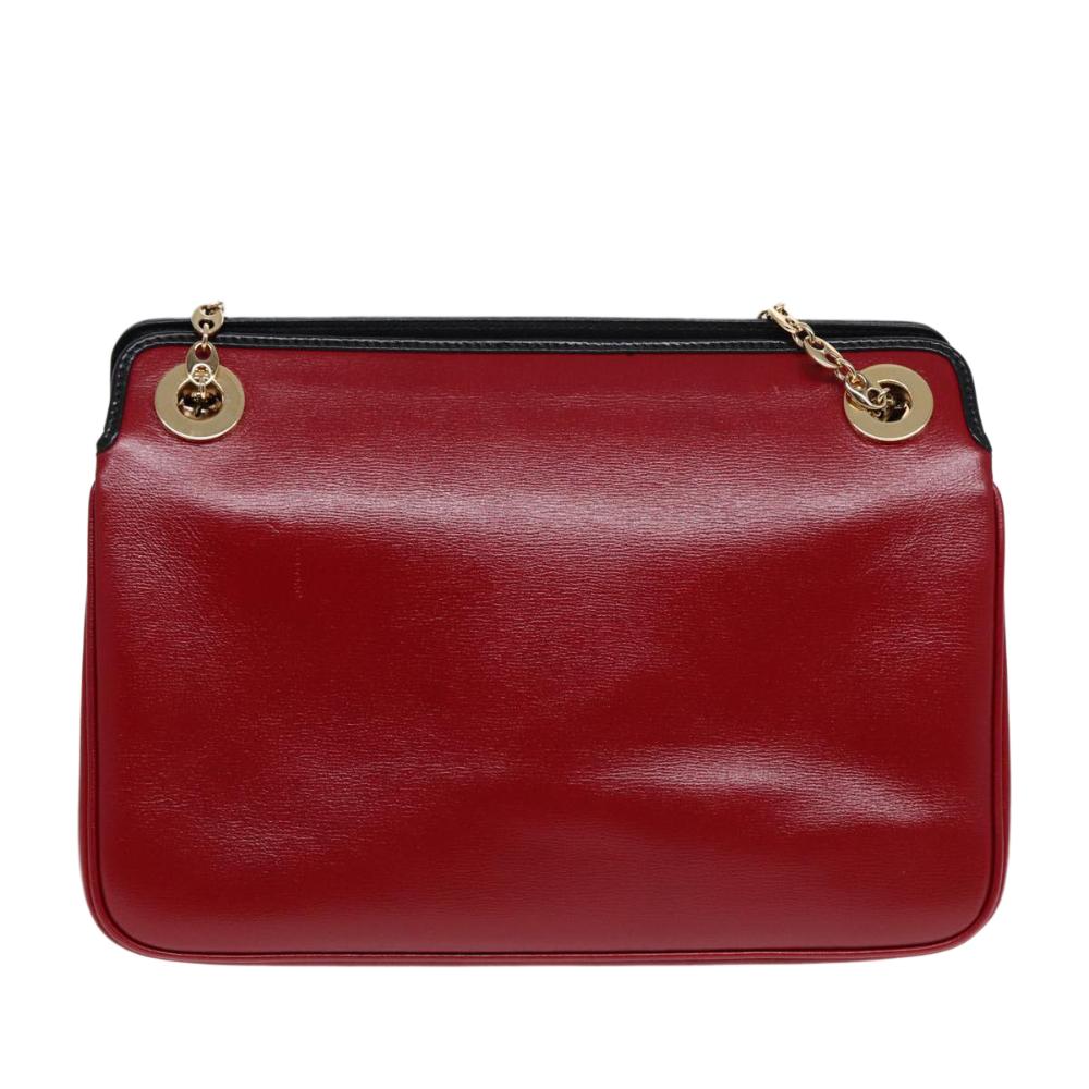 Red Leather Gucci Crossbody Bag