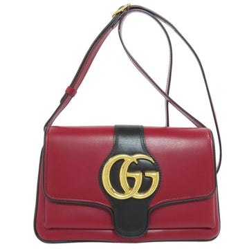 Red Leather Gucci Marmont
