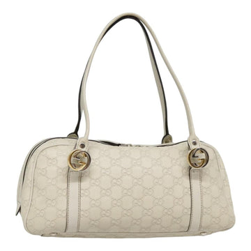 White Leather Gucci Handbag