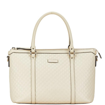 White Leather Gucci Handbag