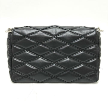 Black Leather Louis Vuitton Handbag