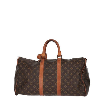 Brown Canvas Louis Vuitton Keepall