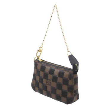 Brown Fabric Louis Vuitton Pochette Accessoires