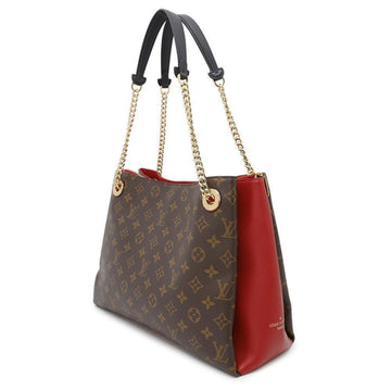 Brown Fabric Louis Vuitton Shoulder Bags