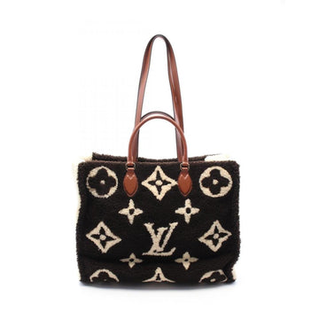 Brown Leather Louis Vuitton Tote