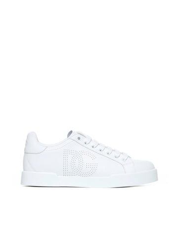 Dolce & Gabbana Women Portofino Leather Sneakers <Br/>