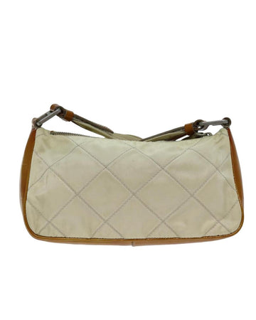 Beige Nylon Prada Shoulder Bag