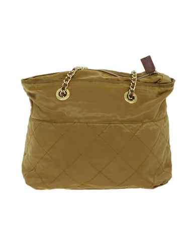 Beige Nylon Prada Shoulder Bag