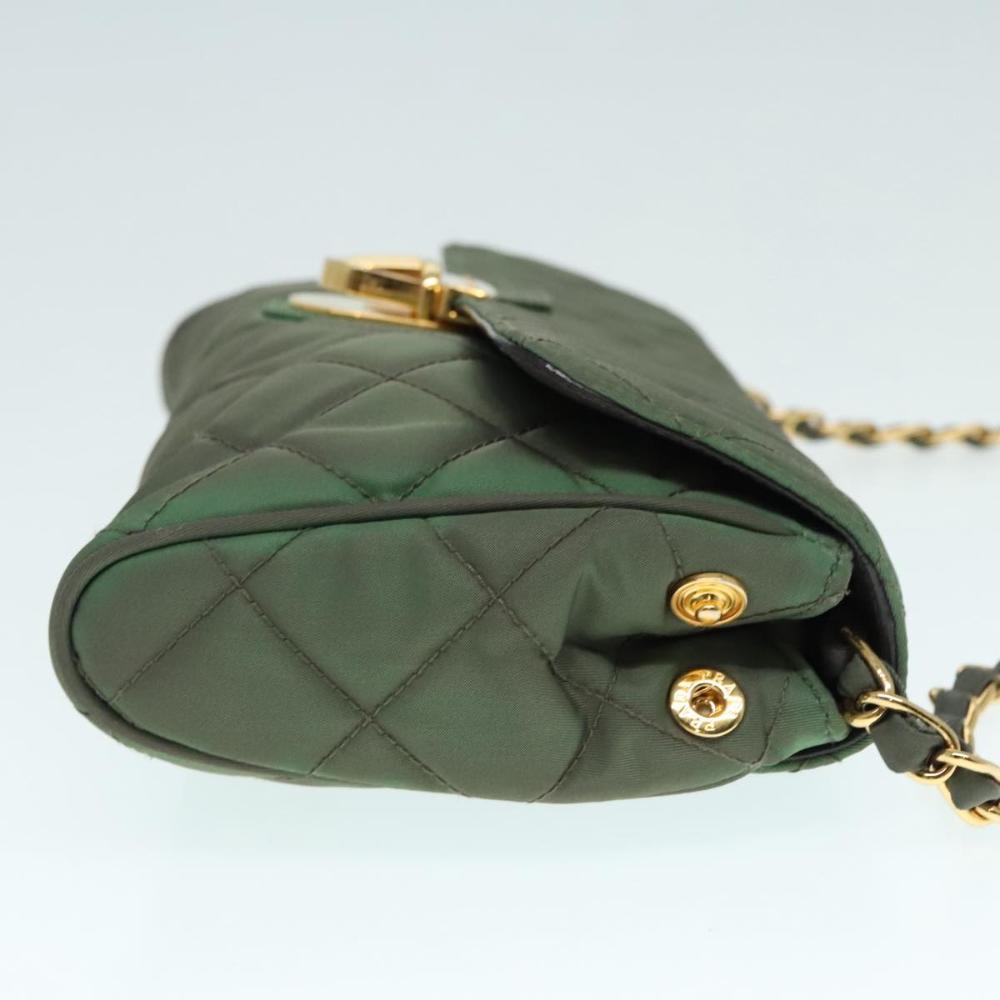 Green Nylon Prada Crossbody Bag