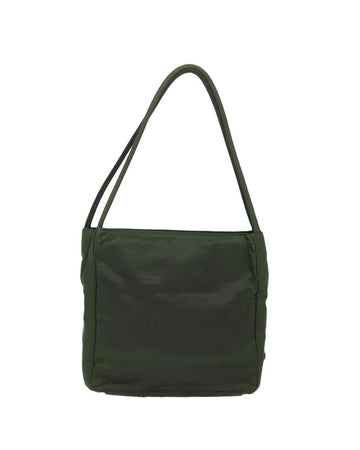 Green Nylon Prada Tote