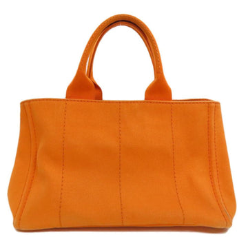 Orange Canvas Prada Handbag