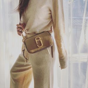 MARC JACOBS snapshot leather crossbody bag